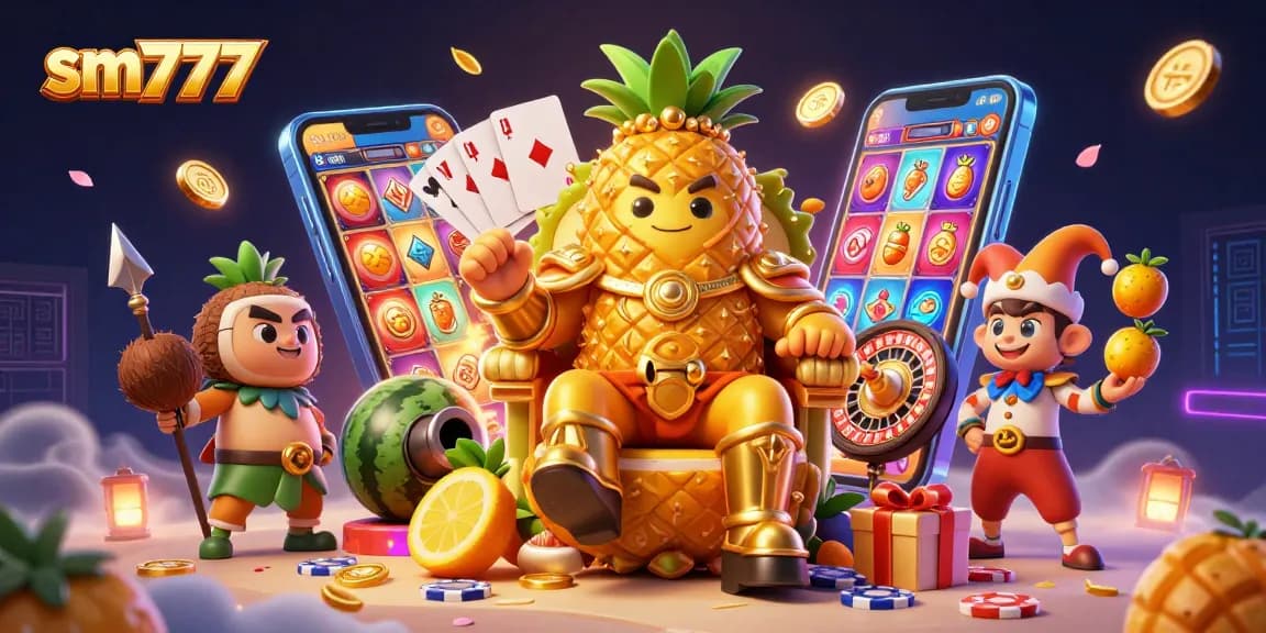 Win big with SM777's vibrant gaming scene featuring mobile slots and live dealer games.