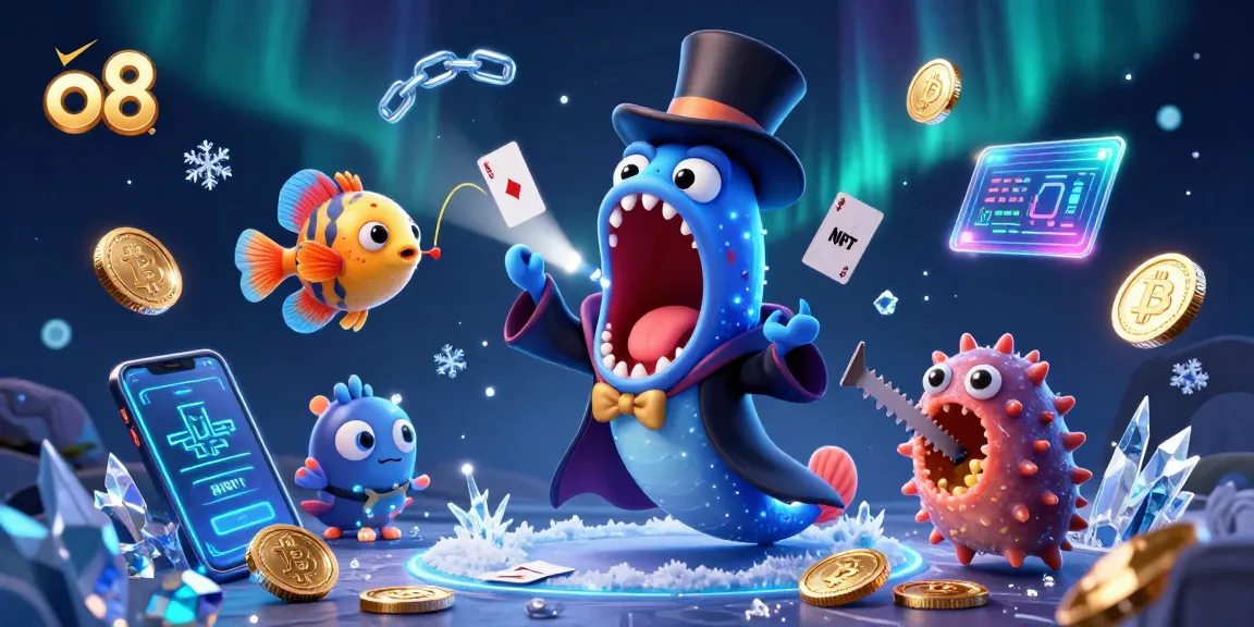 Engage in exhilarating gameplay at o8 while watching a bioluminescent eel performing tricks.