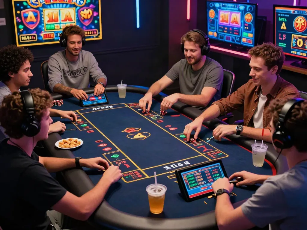Experience thrilling live casino games at https://net88.broker/ with friends in a lively gaming setting.
