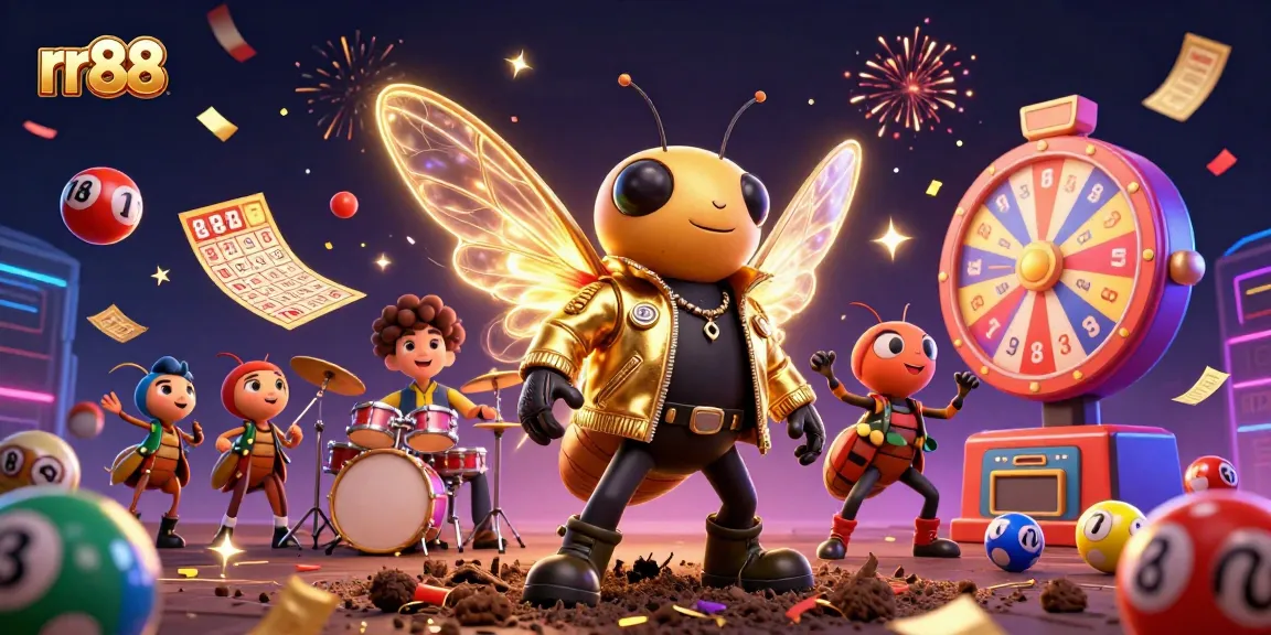 Engage in thrilling lottery action with rr88's colorful prizes and vibrant characters!