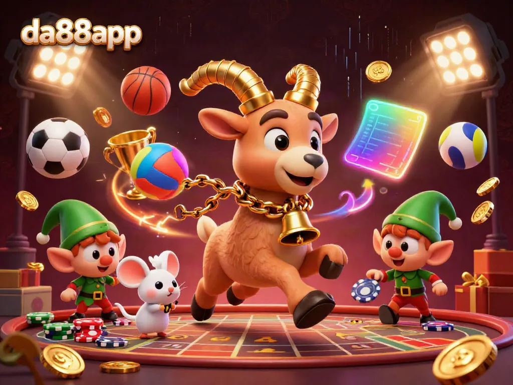 Experience the thrills of da88app with engaging casino scenes from a unique and festive approach.