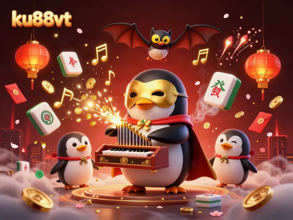 Engage in winning strategies at ku88vt with a vibrant casino-themed 3D illustration showcasing thrilling gameplay.