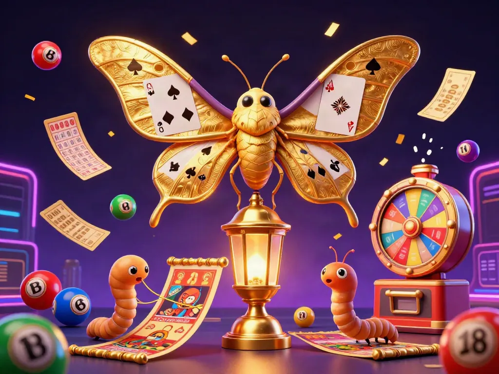 vic88 spins excitement with colorful lottery balls and vibrant casino elements showcasing thrilling gameplay.