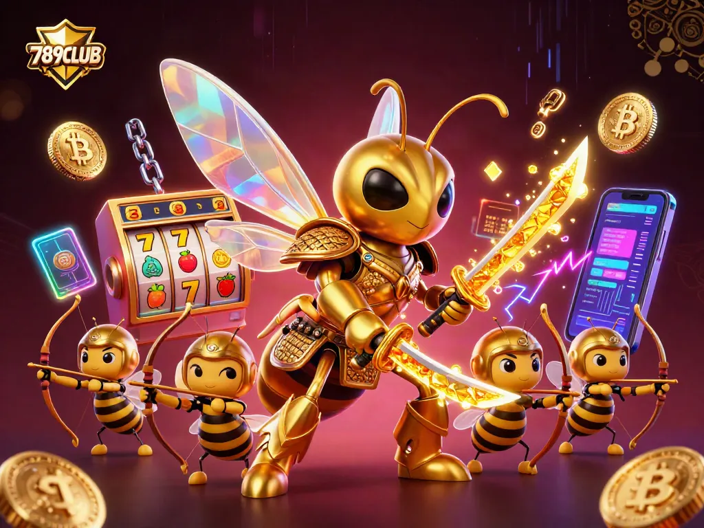 Engage in thrilling experiences at 789CLUB with dynamic 3D elements showcasing vibrant casino action.