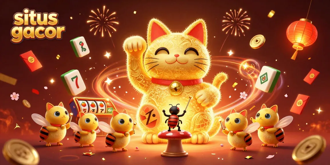 Experience situs gacor at a dazzling casino filled with vibrant symbols and lucky elements.