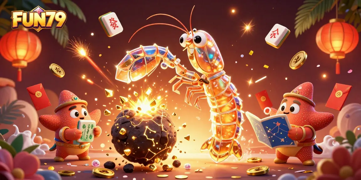 Engage with thrilling FUN79 casino experiences as the galactic mantis shrimp gains rewards!