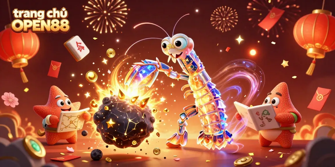 Experience the excitement at trang chủ OPEN88 with vibrant 3D characters and casino elements